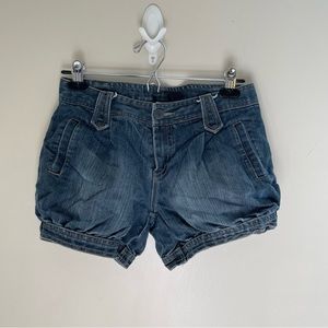 The Box Balloon Style Vintage Denim Shorts, Side Pockets, Size Med